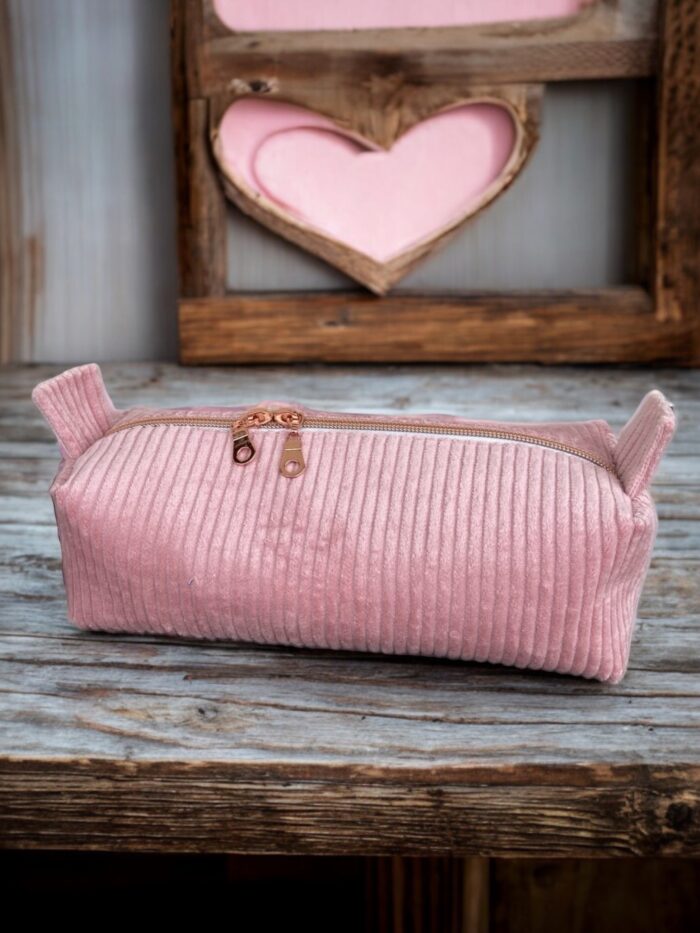 Box-Bag Breitcord rosa