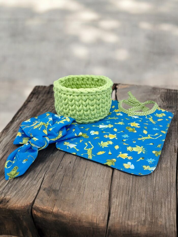 Baby-Geschenkset Froschteich