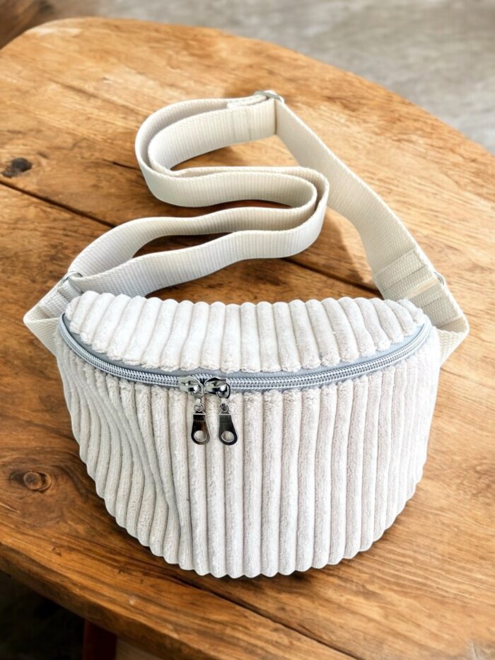 Hip-Sling-Bag Breitcord creme