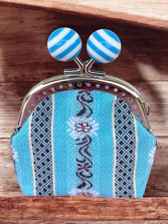 Vintage Clip edeltürkis Stripes
